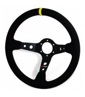 RRS RALLY SUEDE 350/90 STEERING WHEEL