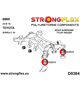 036073B: Rear subframe bush kit