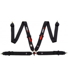 RRS EVO 4 FIA 4 POINT 3" HARNESS BLACK