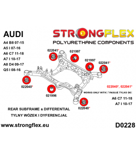 026265A: Full suspension polyurethane bush kit SPORT