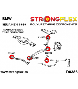 036083B: Rear suspension bush kit