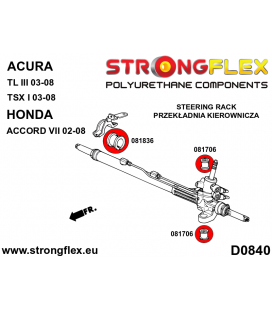 081836A: Steering rack bush SPORT