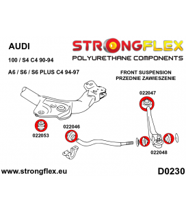 022053B: Front subframe bush – front