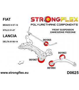 066067A: Front suspension bush kit SPORT