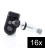 16pcs AirMax TPMS V1 Sensor 315+433MHz Metal Silver