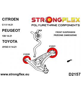 212020A: Front control arm – front bush SPORT