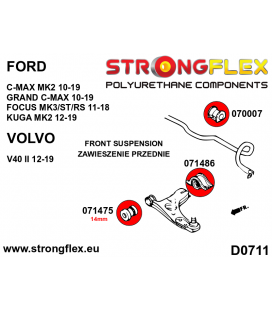 071486A: Front control arm – rear bush SPORT