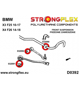 032091A: Front suspension - front bush SPORT