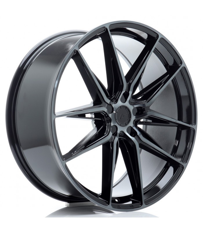 JR Wheels JR44 22x9 ET15-35 5H BLANK Black Machined w/Tinted Face