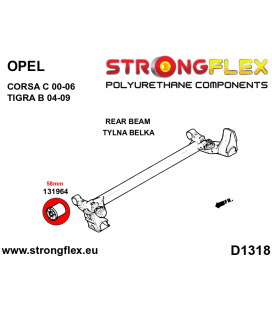 136226B: Full suspension polyurethane bush kit