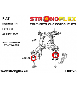 061983B: Rear subframe – rear bush