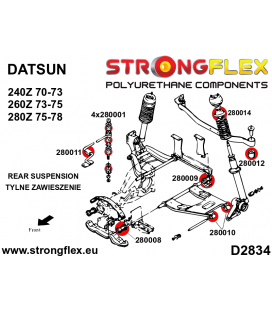 280012A: Rear diff mount bush SPORT