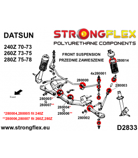 280006B: Steering rack bush