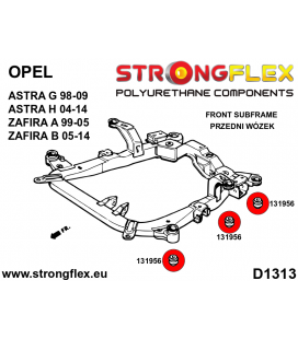 136227B: Full suspension polyurethane bush kit