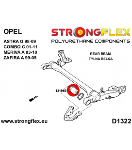 136227A: Full suspension polyurethane bush kit SPORT