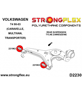 226233B: Suspension bush kit