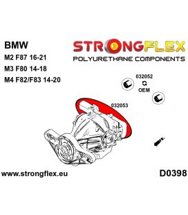 032053: Double rear differential bracket