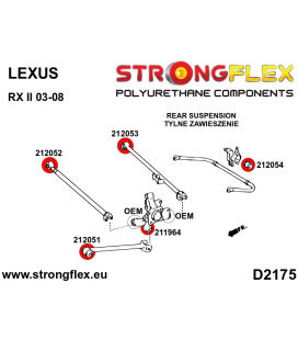 216288A: Full suspension bush kit SPORT
