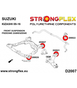 200027A: Front subframe – rear bush SPORT