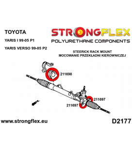 211697A: Steering rack bush SPORT