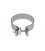 Stainless steel exhaust clamp O'band 70mm