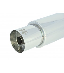 N1 style rear muffler with silencer 63mm