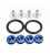 Bumper, Trunk Fasteners Quick Release Blue