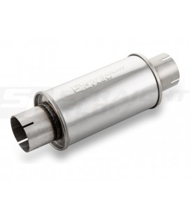 Straight flow Muffler Round 125mm L-245mm D-76 SS