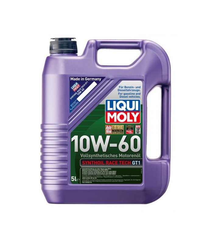 Sports car oil Synthoil Race Tech GT1 10W-60 5L