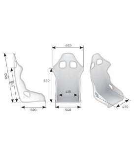 Fotel OMP TRS-E XL FIA