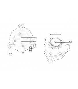 Blow Off adapter TurboWorks VW Golf MK5 MK6 MK7 GTI Passat