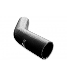 Silicone reducer elbow 45' 51/54mm Black