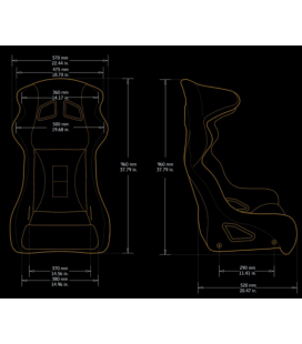 Racing Seat Bimarco Hamer PRO Welur Black FIA