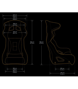 Racing Seat Bimarco Phantom Welur Blue-Black FIA