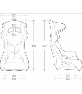 Bimarco Matrix Velvet Black HANS FIA sportinė sėdynė