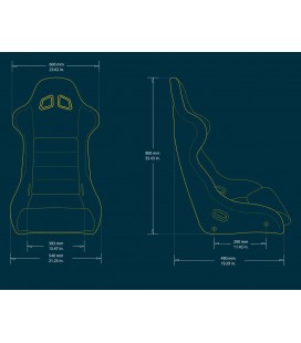 Racing Seat Bimarco Cobra III Velvet Red