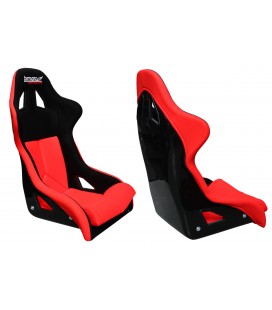 Racing Seat Bimarco Cobra PRO Welur Red-Black FIA