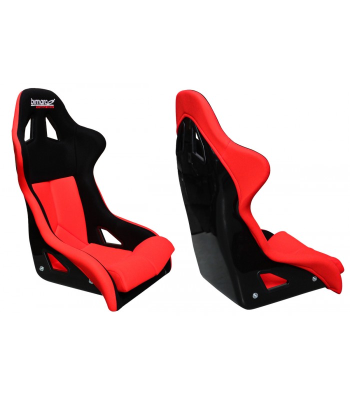 Racing Seat Bimarco Cobra PRO Welur Red-Black FIA sportinė sėdynė