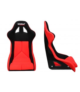 Racing Seat Bimarco Cobra PRO Welur Red-Black FIA sportinė sėdynė