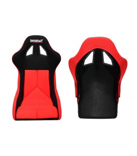 Racing Seat Bimarco Cobra PRO Welur Red-Black FIA sportinė sėdynė