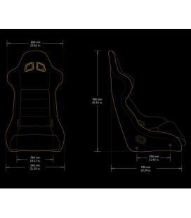 Racing Seat Bimarco Cobra PRO Welur Red-Black FIA sportinė sėdynė