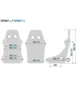 Sport Seat Sparco Sprint+ FIA