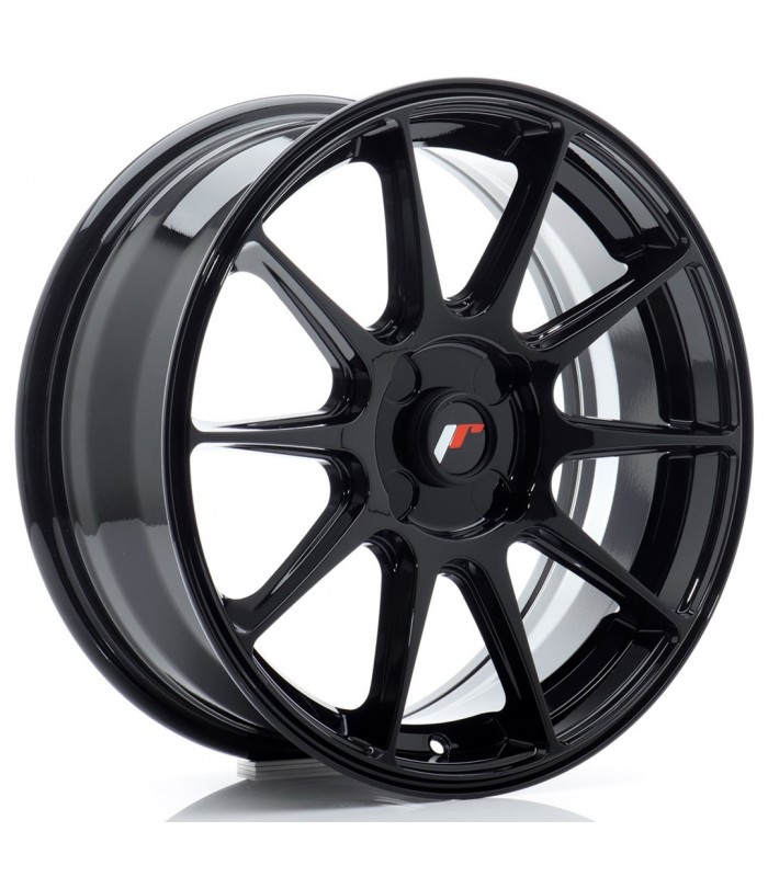 JR Wheels JR11 17x7 ET20-38 4H BLANK Gloss Black