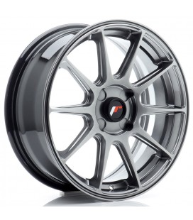 JR Wheels JR11 17x7 ET20-38 4H BLANK Hyper Black
