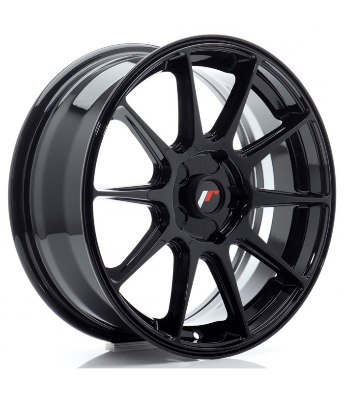 JR Wheels JR11 17x7 ET20-38 5H BLANK Gloss Black