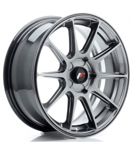 JR Wheels JR11 17x7 ET20-38 5H BLANK Hyper Black