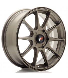 JR Wheels JR11 17x7 ET20-38 5H BLANK Matt Bronze