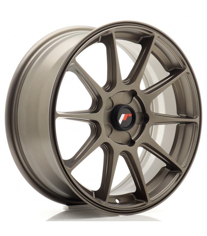 JR Wheels JR11 17x7 ET20-38 5H BLANK Matt Bronze