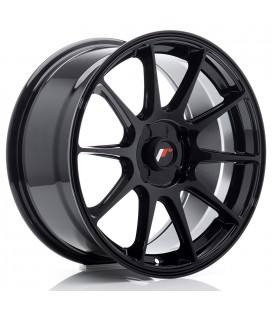 JR Wheels JR11 17x8 ET20-35 4H BLANK Gloss Black