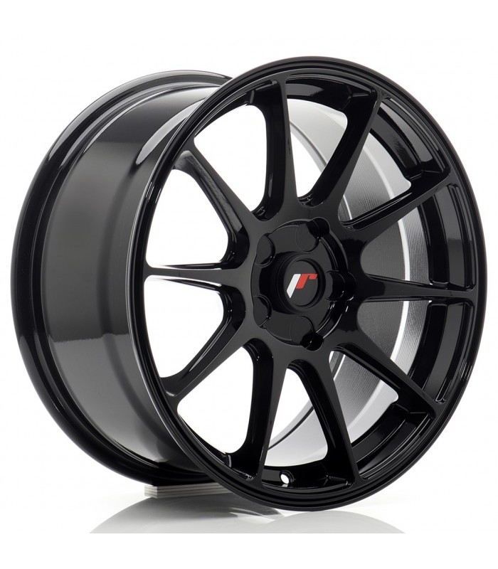 JR Wheels JR11 17x8 ET20-35 5H BLANK Gloss Black